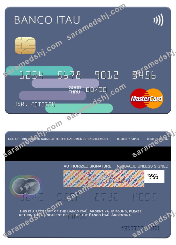 Argentina Banco Itaú Argentina mastercard
